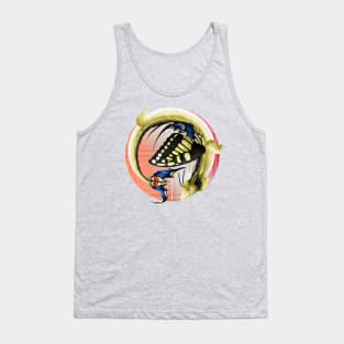 Kawaii Butterfly Dragon - With Background Tank Top